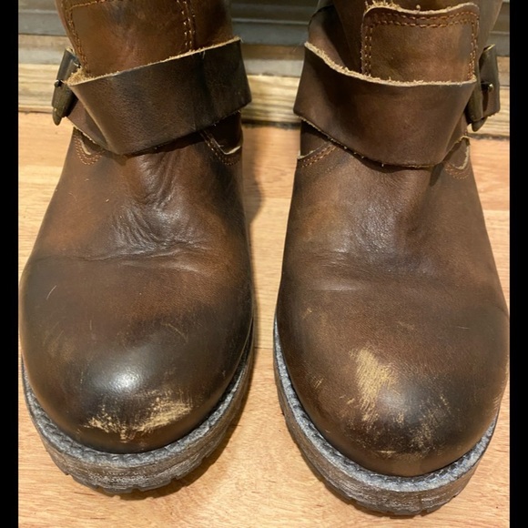 Leather  engineer Boots - Picture 2 of 6